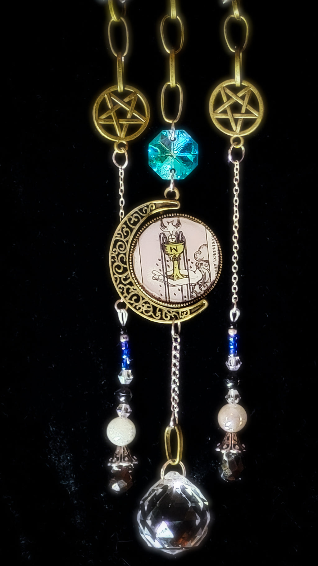 ACE OF CUPS - Nocturne Arcana Collection Suncatcher