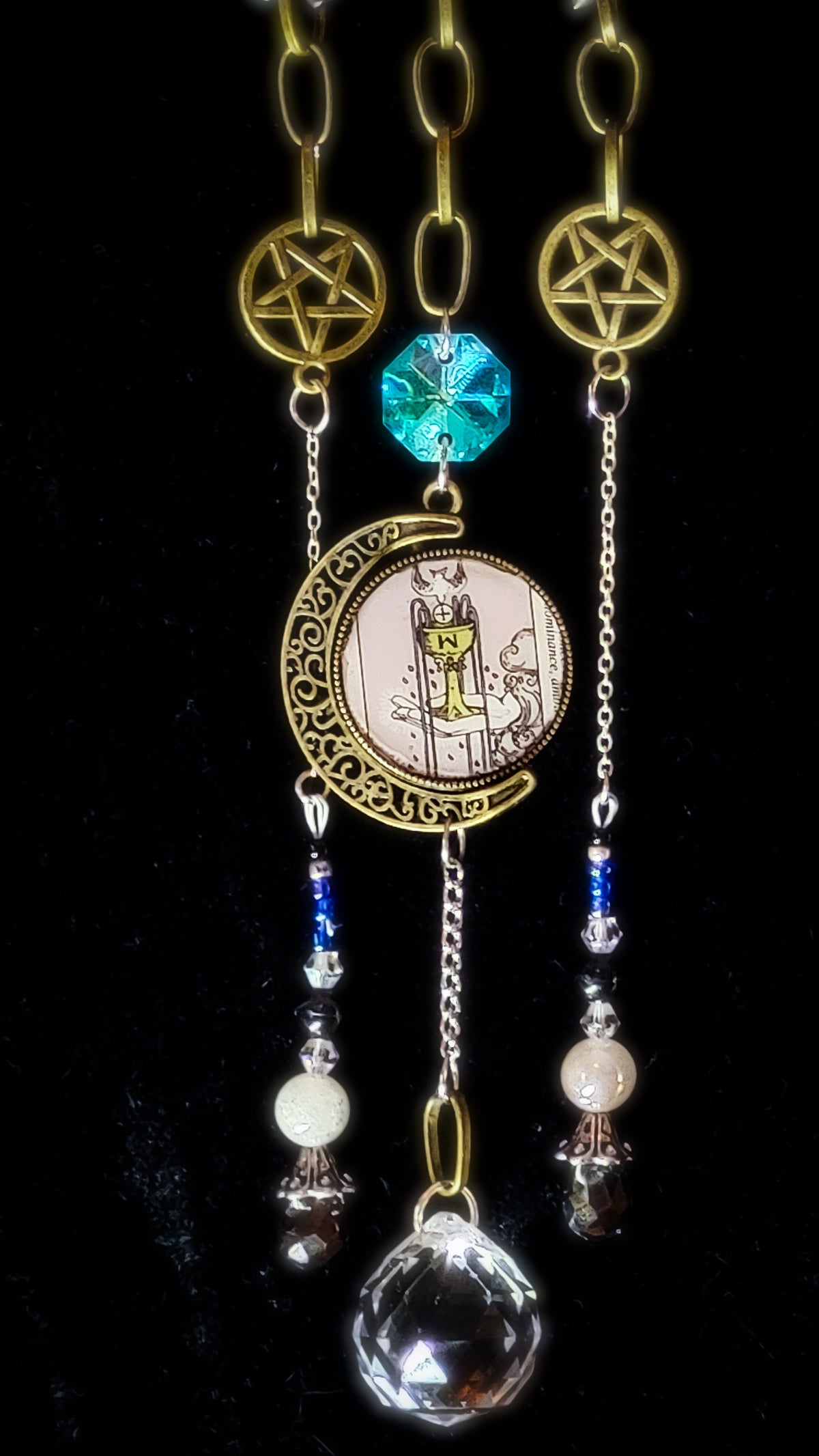 ACE OF CUPS - Nocturne Arcana Collection Suncatcher