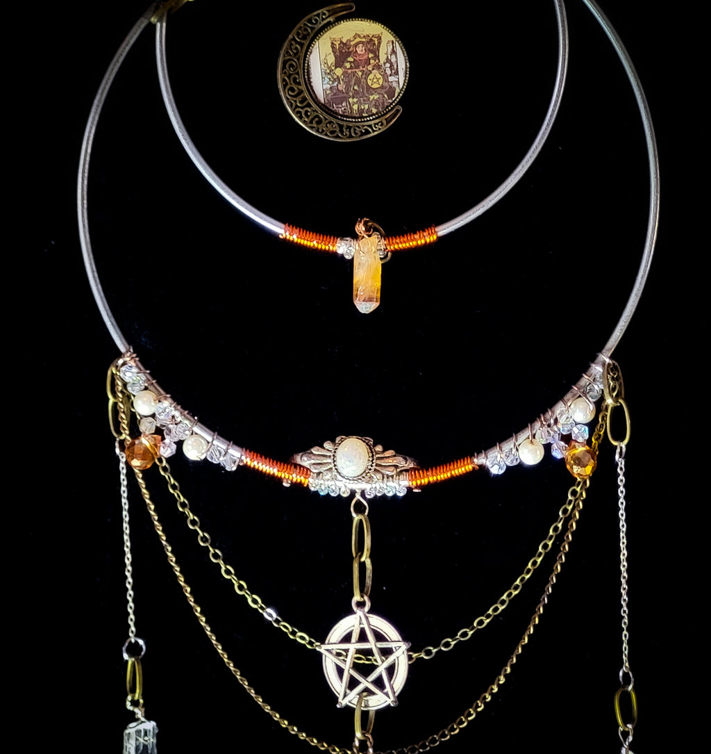 KING OF PENTACLES - Nocturne Arcana Collection Suncatcher