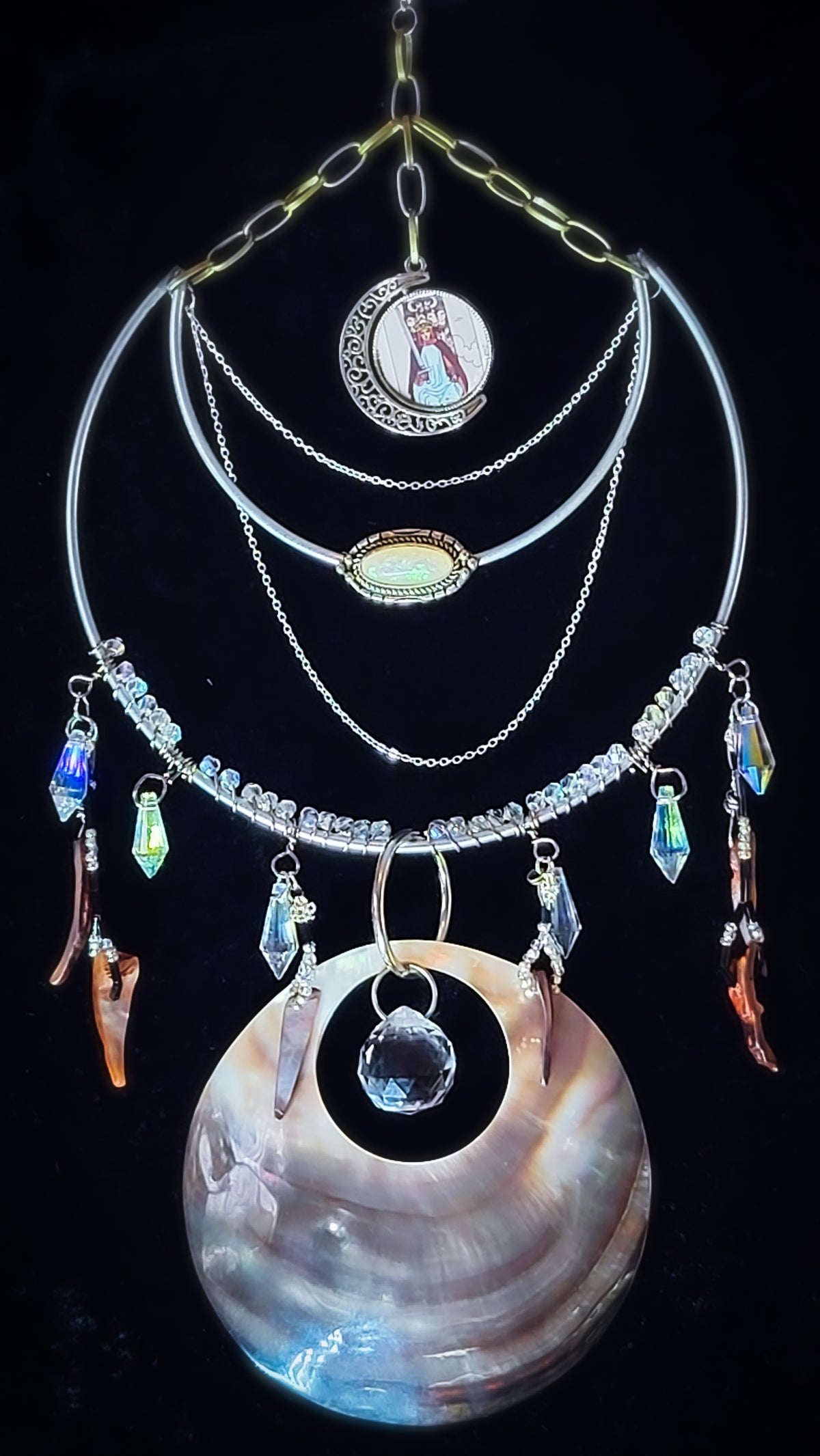 KING OF SWORDS - Nocturne Arcana Collection Suncatcher