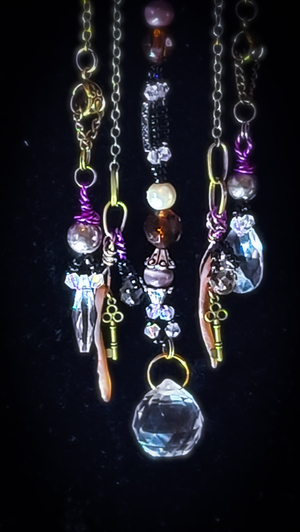 VIII OF SWORDS - Nocturne Arcana Collection Suncatcher