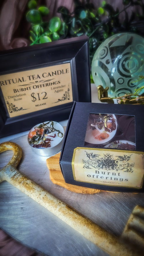BURNT OFFERINS - Ritual Tea Candles