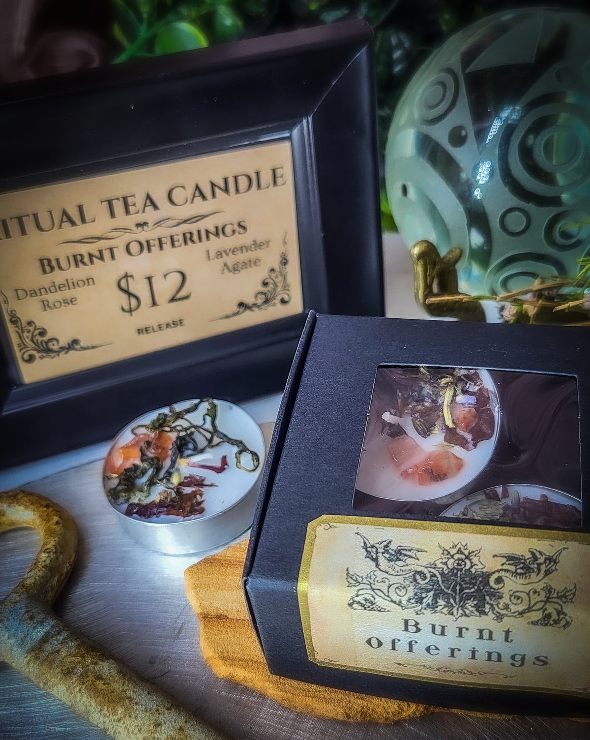 BURNT OFFERINS - Ritual Tea Candles