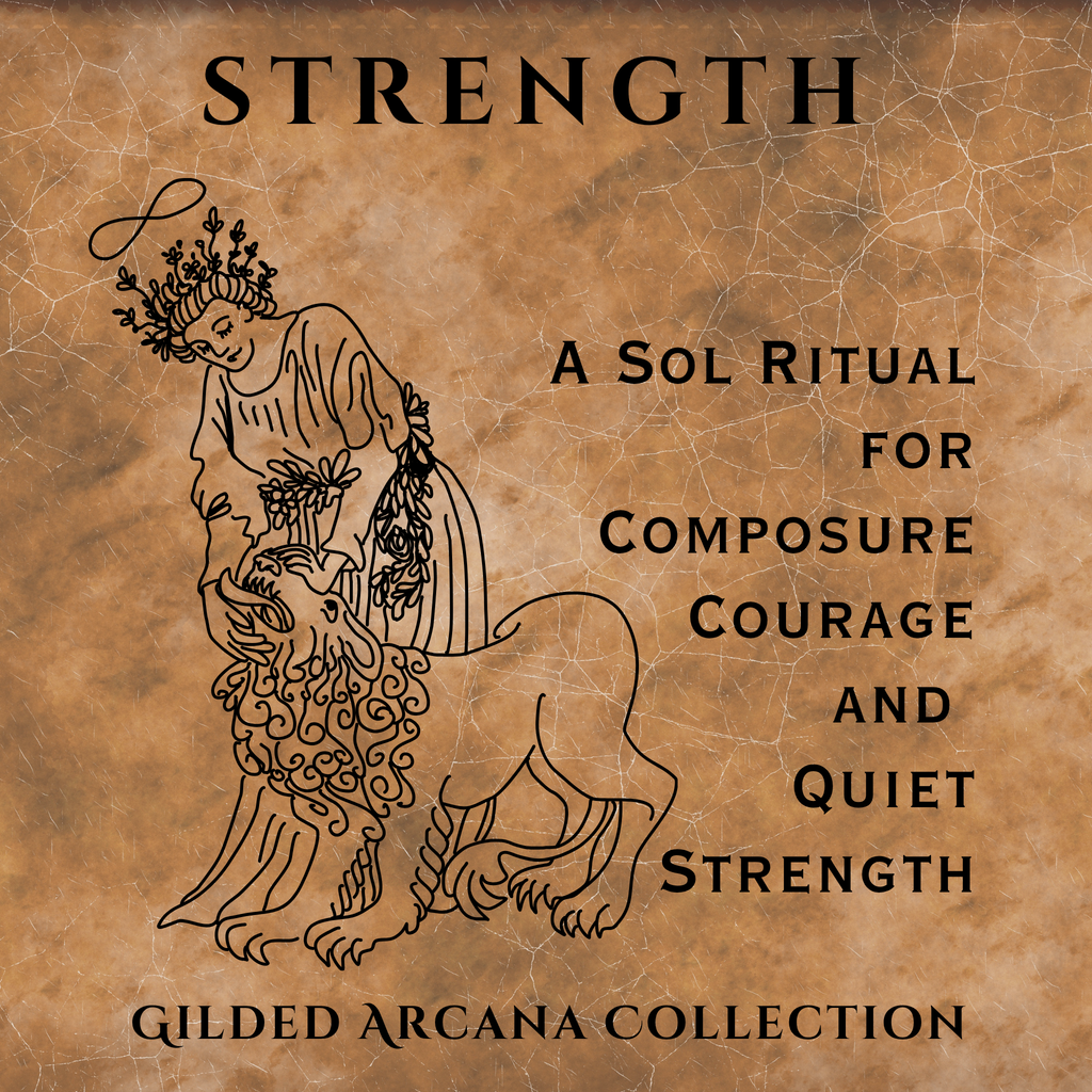 STRENGTH - Gilded Arcana Collection Suncatcher