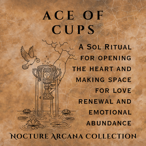 ACE OF CUPS - Nocturne Arcana Collection Suncatcher