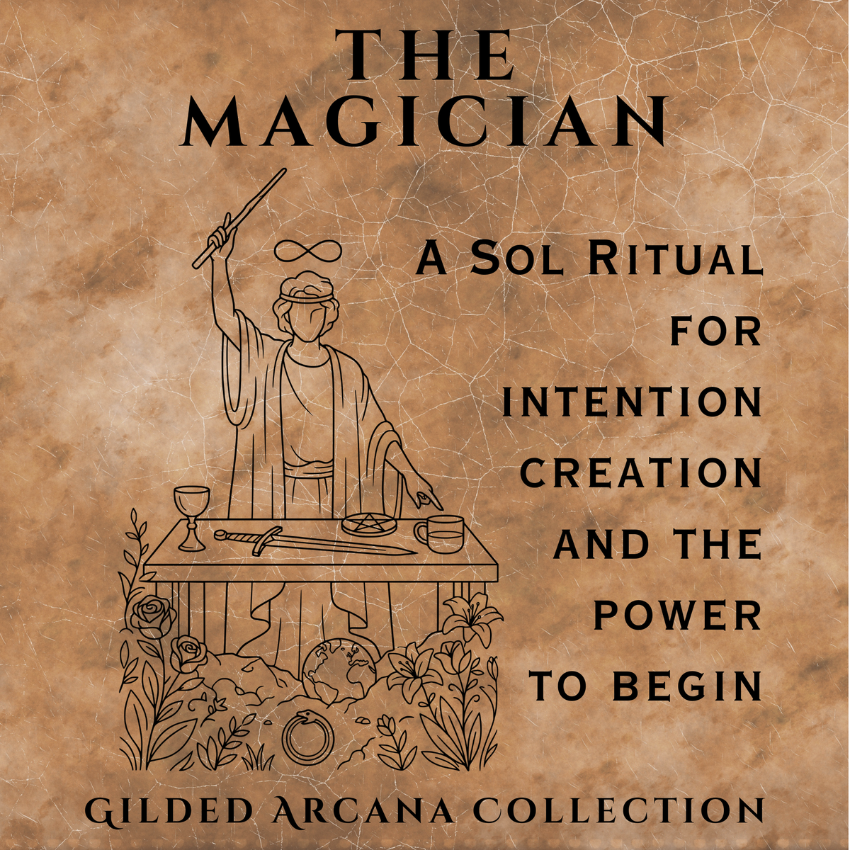 THE MAGICAN - Gilded Arcana Collection Suncatcher