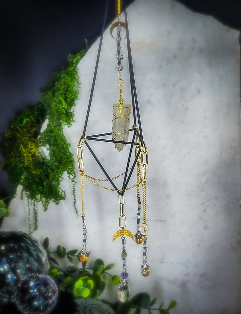 ACE OF SWORDS - Gilded Arcana Collection Suncatcher