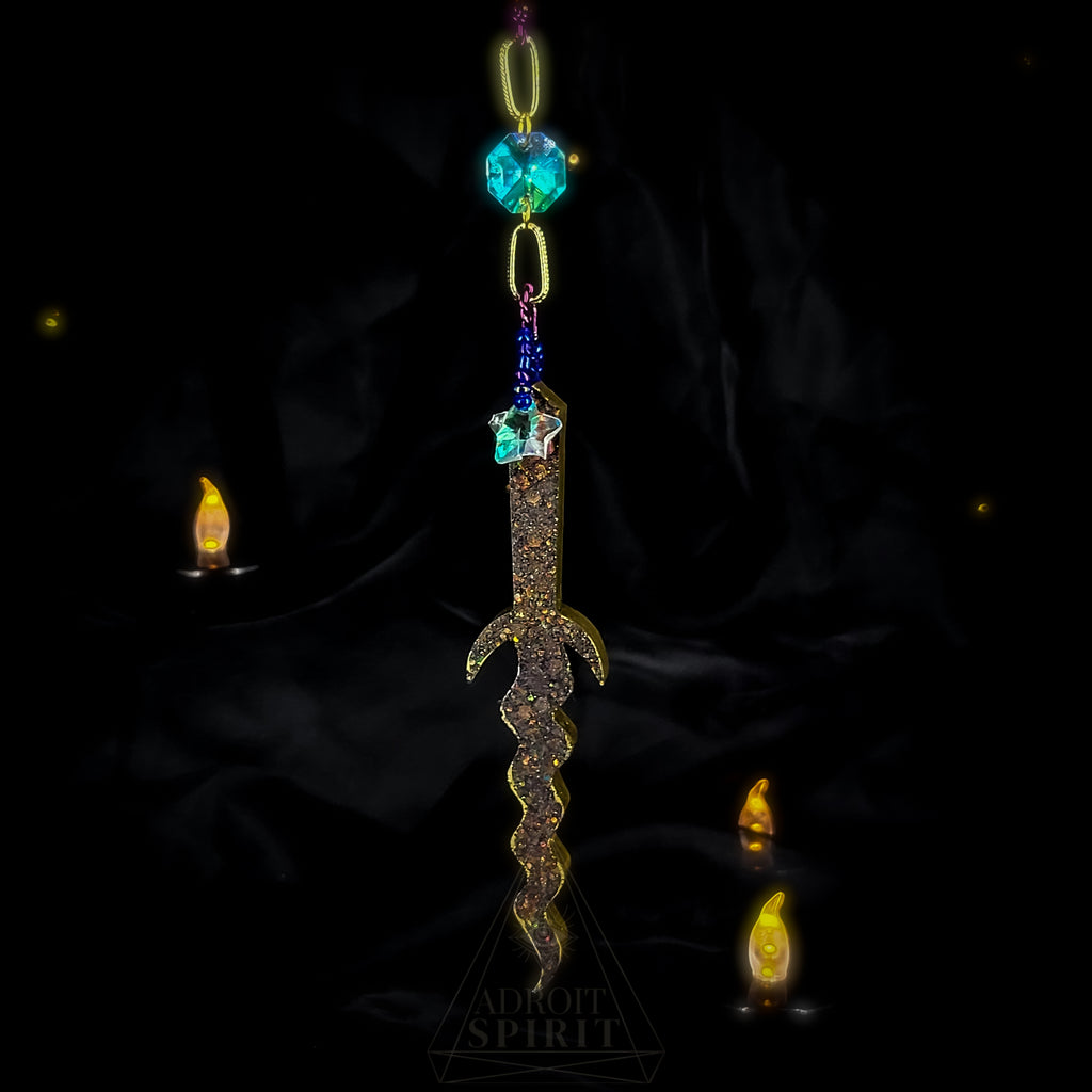 ACE OF SWORDS Planchette Suncatcher