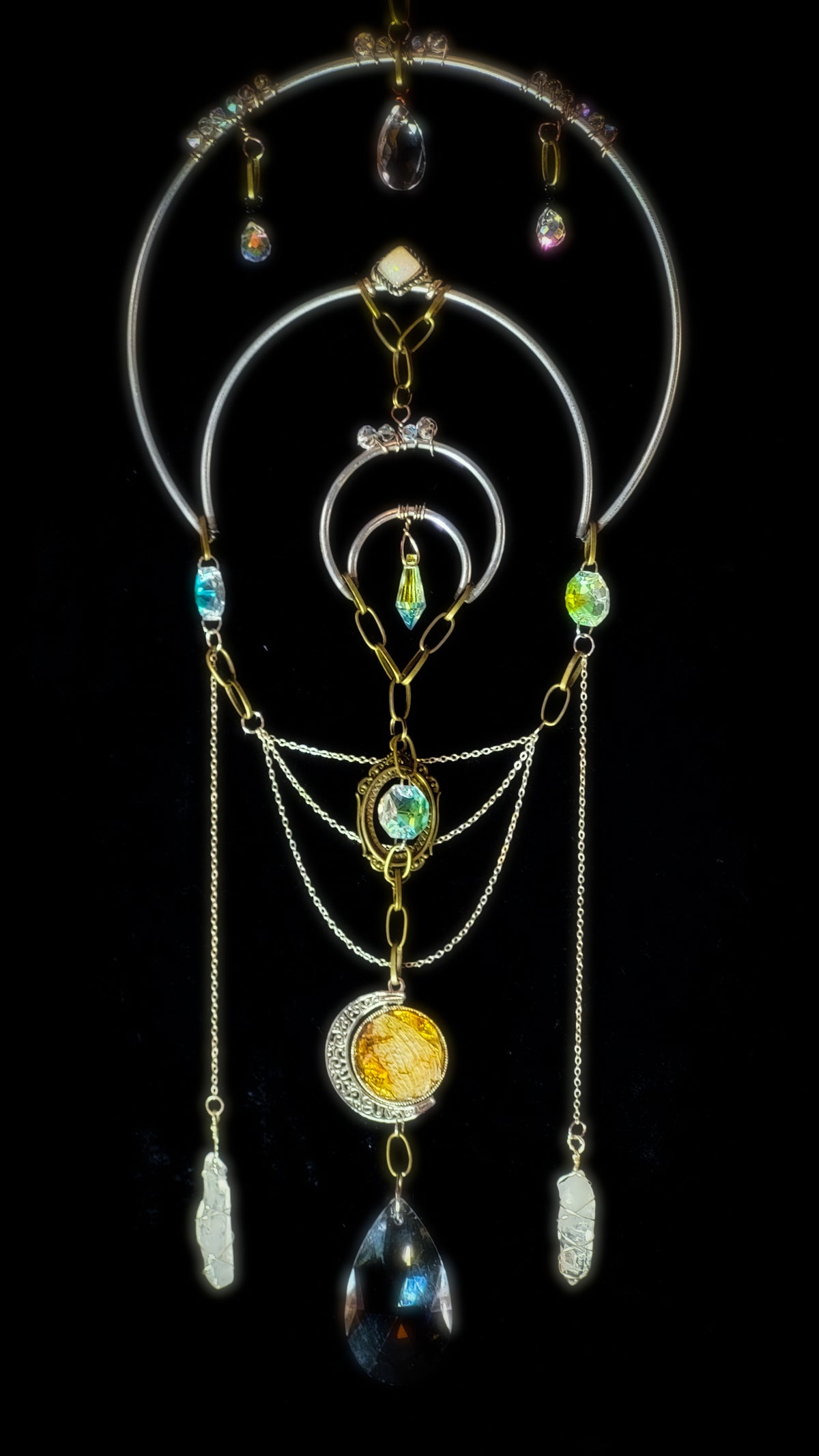 III OF SWORDS - Nocturne Arcana Collection Suncatcher