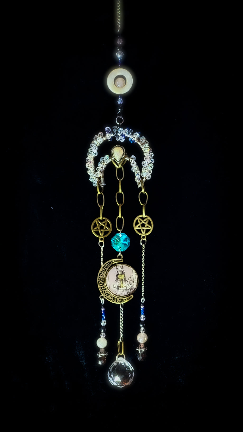 ACE OF CUPS - Nocturne Arcana Collection Suncatcher