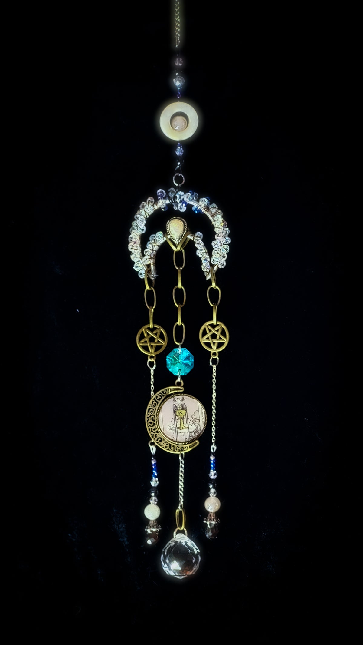 ACE OF CUPS - Nocturne Arcana Collection Suncatcher